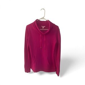 Lilly Pulitzer Vibrant Pink Cowl Neck Top